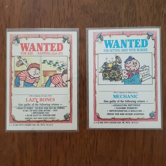 3LOT GARBAGE PAIL KIDS CARDS 1986 - Picture 4 of 4